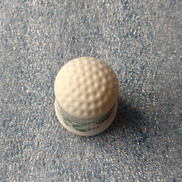 Franklin Porcelain 1979 Thimble Birds Flowers Blue Tit Parus Caeruleus - Picture 3 of 4